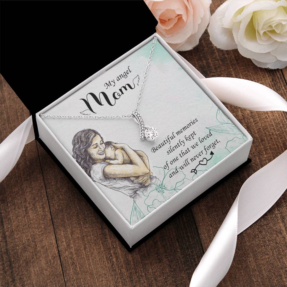 Mom Necklace With Card  Gift For Women  Gift For Mother  Mom  Mum  Mama  Necklace For Women  Gift For Her  Bonus Mom Alluring Beauty Necklace