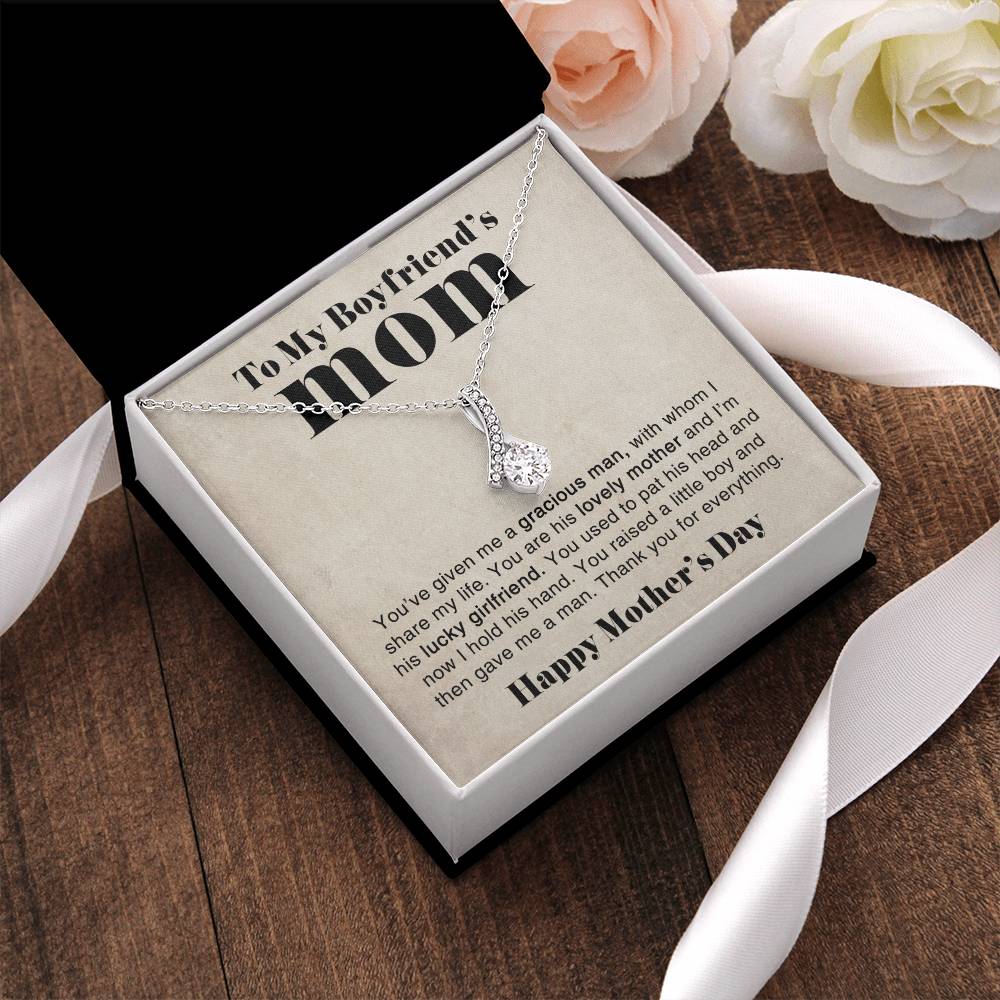 To My Boyfriend's Mom  Thank You  Alluring Necklace 1 Alluring Beauty Necklace