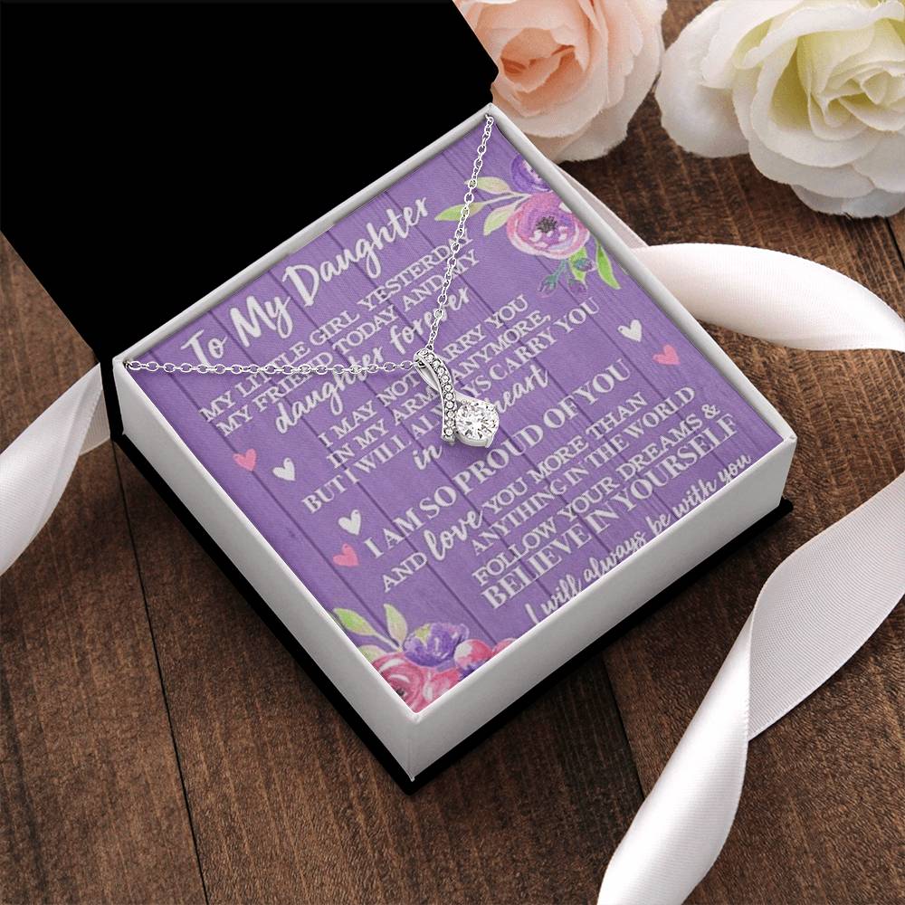 Best Daughter Ever Alluring Beauty Necklace