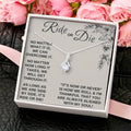 Ride Or Die Pendant For My Soulmate Alluring Beauty Necklace