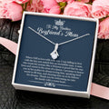 To My Badass Boyfriend’S Mom Necklace Alluring Beauty Necklace