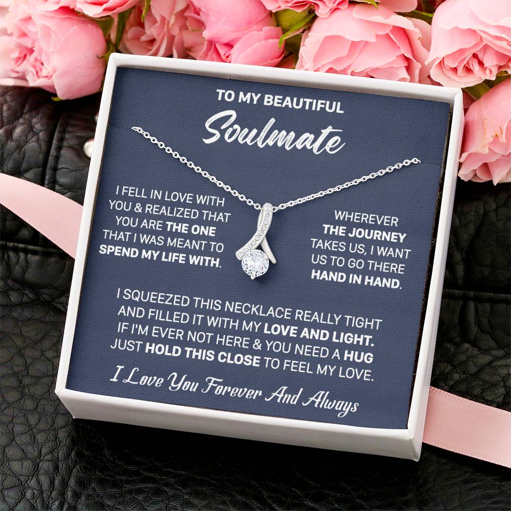 Gift For Your Soulmate Christmas - Feel My Love - Alluring Alluring Beauty Necklace