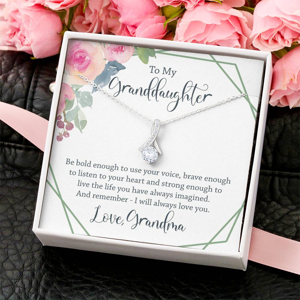 Be Bold Enough - Alluring Necklace - Granddaughter Alluring Beauty Necklace