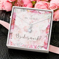 Bridesmaid Proposal Necklace Bridesmaid Proposal Jewelry Bridesmaid Proposal Matron Of Honor Gift Maid Of Honor Gift Alluring Beauty Necklace