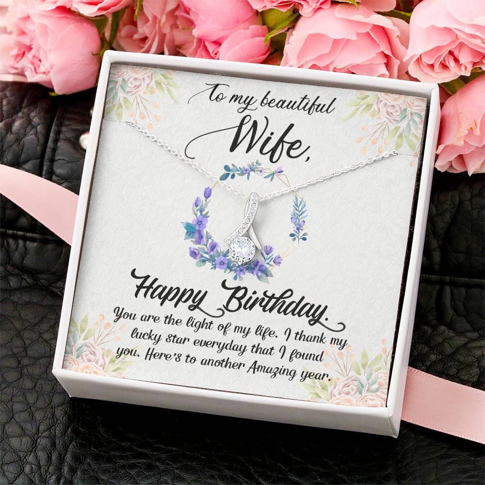 To My Beautiful Wife 2 Alluring Beauty Necklace