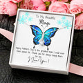 To My Beautiful Mom Happy Mother's Day Alluring Beauty Alluring Beauty Necklace