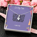Sentimental Gifts For Sister's Birthday Alluring Beauty Necklace