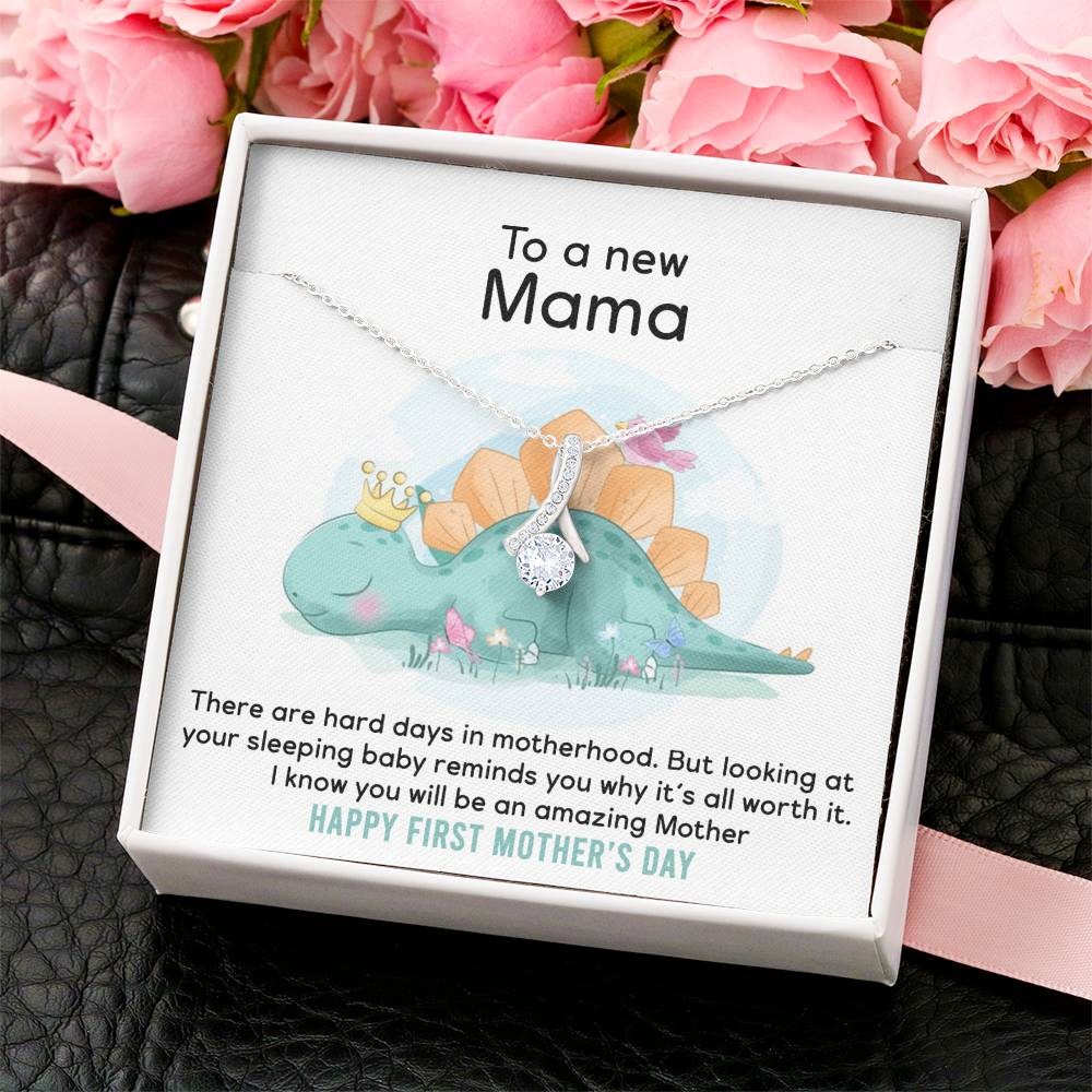 To A New Mama - I Know You Will Be An Amazing Mother - Mother's Day Gift - Alluring Necklace 1 Alluring Beauty Necklace