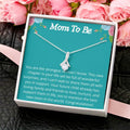 Mom To Be Sparkly Pendant Alluring Beauty Necklace