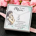 Mom Necklace With Card  Gift For Women  Gift For Mother  Mom  Mum  Mama  Necklace For Women  Gift For Her  Bonus Mom Alluring Beauty Necklace