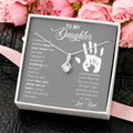 To My Daughter Alluring Beauty Necklace Alluring Beauty Necklace