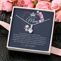 To My Badass Mom Necklace  Badass Mom Gift  Mother’S Day Gift  Birthday Gift  Gift From Daughter On Wedding Day 5 Alluring Beauty Necklace