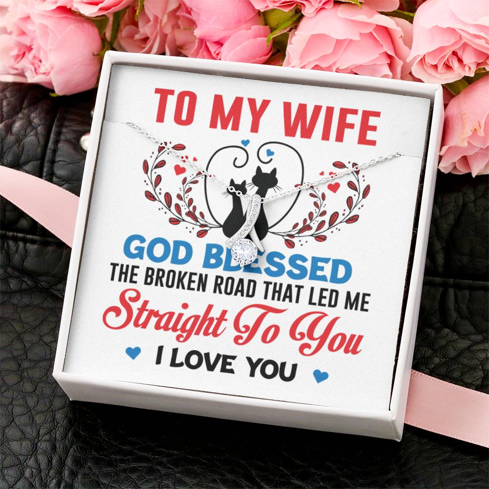 Best Gift For Your Wife. Alluring Beauty Necklace