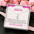 To My Beautiful Daughter - The Perfect Gift For Your Daughter Mom Daughter Necklace Daughter Birthday Gift Daughter Graduation Alluring Beauty Necklace