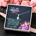 To Mom Alluring Beauty Necklace