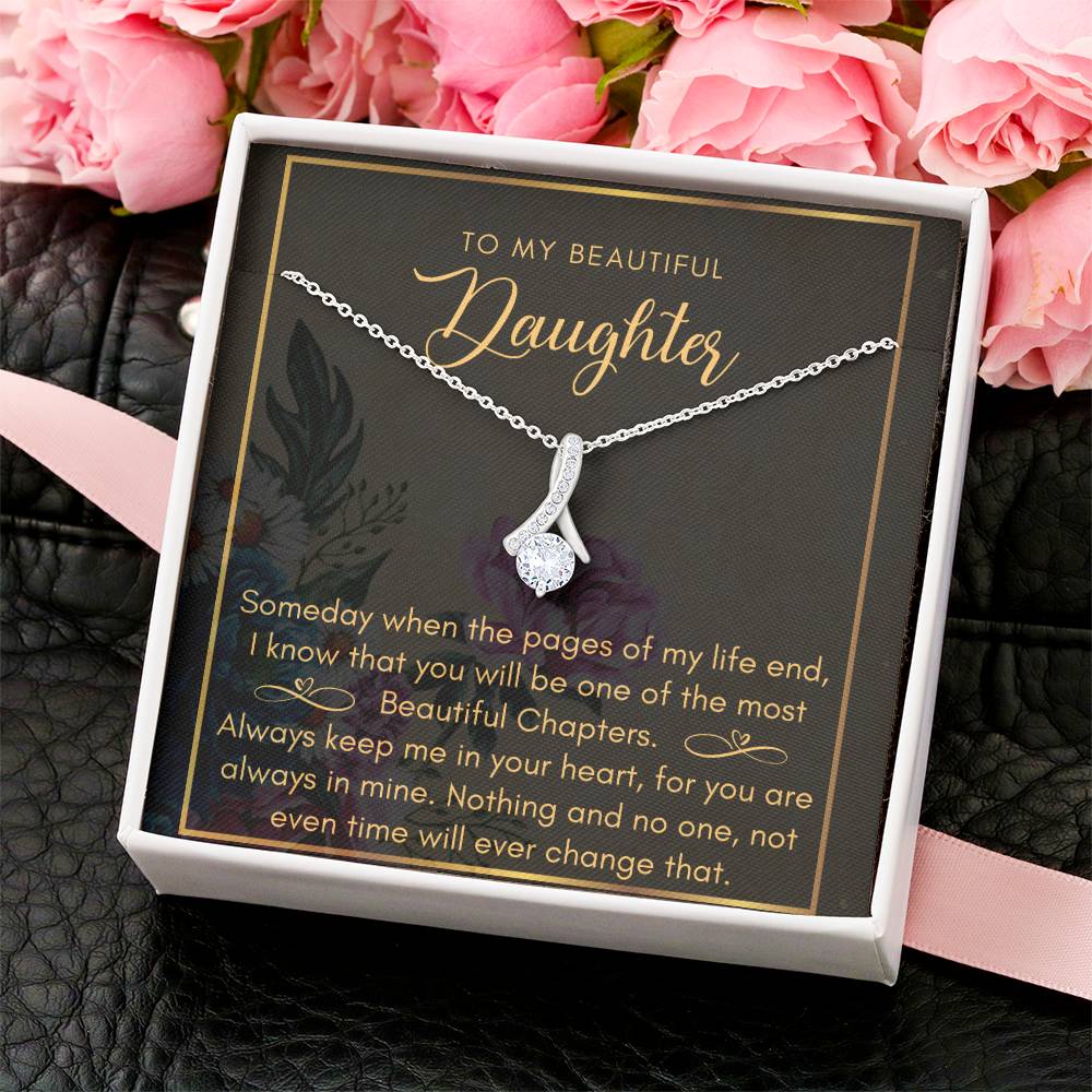 To My Daughter Alluring Beauty Necklace 6  Alluring Beauty Necklace