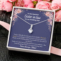 Sister In Law On My Wedding Day - Ribbon Alluring Beauty Necklace