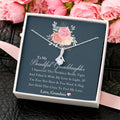 To My Beautiful Granddaughter Love And Light Heart Necklace Grandma And Granddaughter Necklace Granddaughter Alluring Beauty Necklace