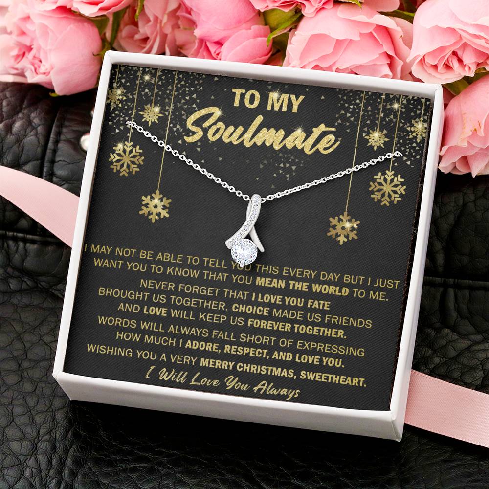Gift For Your Soulmate Christmas - Respect - Alluring Alluring Beauty Necklace