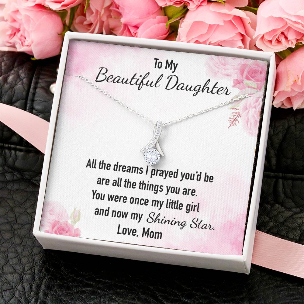 To My Daughter - Allure Beauty Necklace Alluring Beauty Necklace