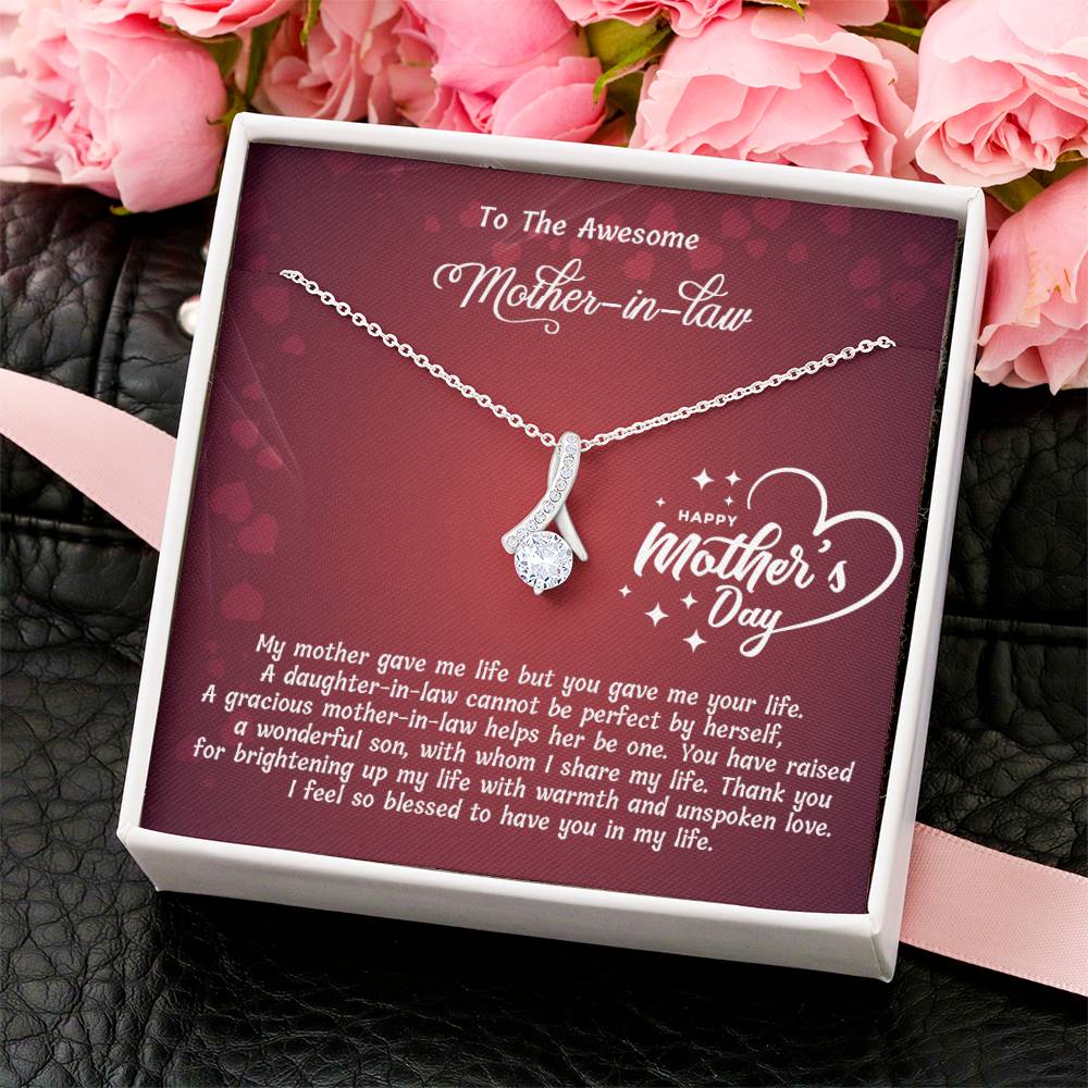 Alluring Beauty Necklace - For Mother In Law 1  Alluring Beauty Necklace