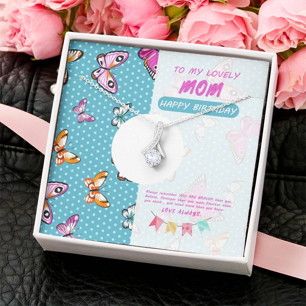 Butterfly Birthday Wishes For Mom Alluring Beauty Necklace