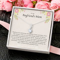 To My Boyfriend's Mom - Sparkly Pendant Alluring Beauty Necklace
