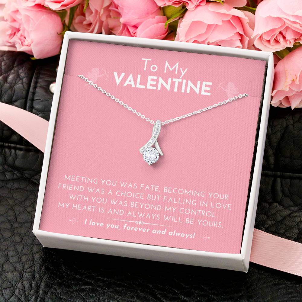 Alluring Love Necklace Falling In Love With You Was Beyond My Control....... Alluring Beauty Necklace