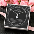 Alluring Beauty Necklace To Your Daughter – From Mom & Dad With Love – Jewelry Gift B2d8t4 Alluring Beauty Necklace