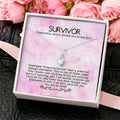 Survivor Ribbon Necklace Alluring Beauty Necklace