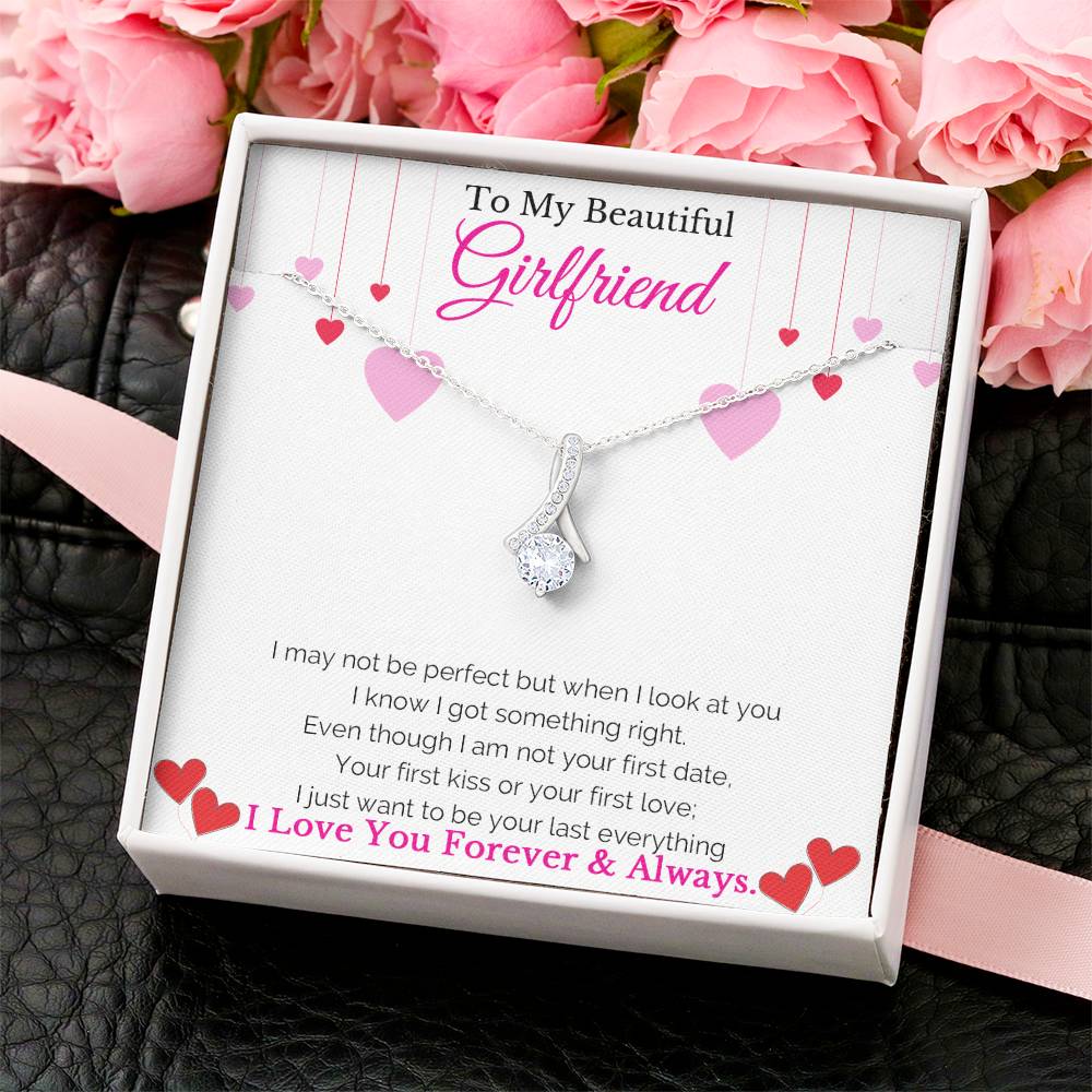 To My Beautiful Girlfriend - When I Look At You Alluring Beauty Necklace