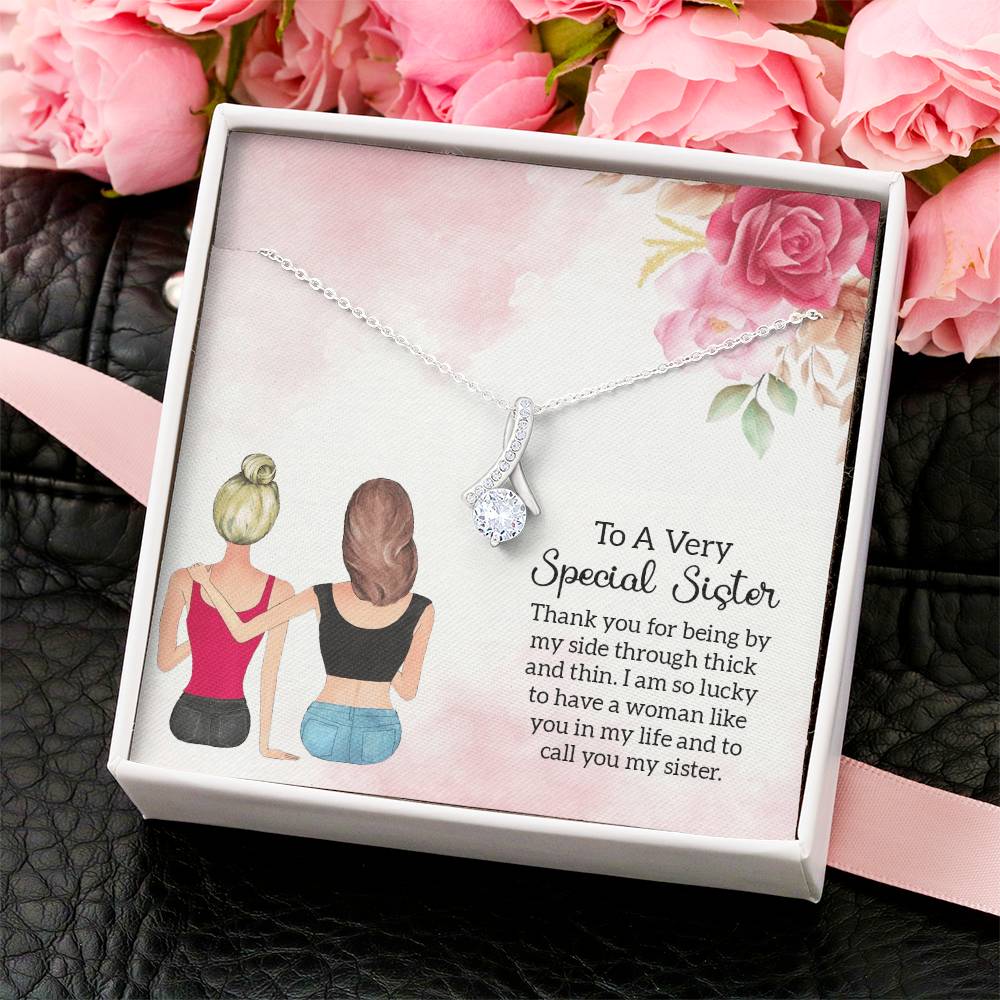 To A Very Special Sister - Alluring Beauty Necklace Alluring Beauty Necklace