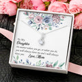 To My Daughter - Alluring Beauty Necklace Daughter Birthday Gift From Mom Christmas Gift Daughter Gift From Mom Anniversary Alluring Beauty Necklace