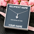 Alluring Necklace With Custom Message Alluring Beauty Necklace