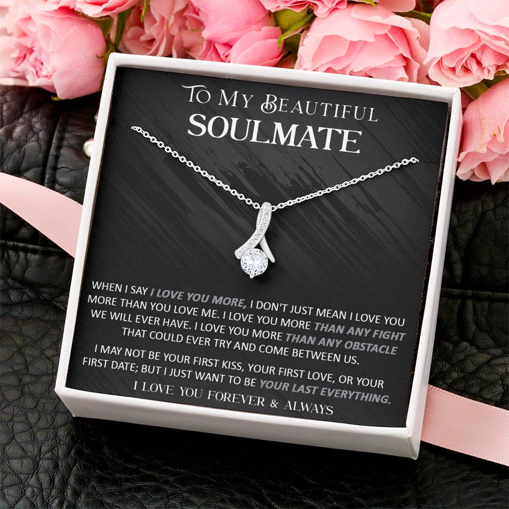 Gift For Your Soulmate - Love You More - Alluring Alluring Beauty Necklace