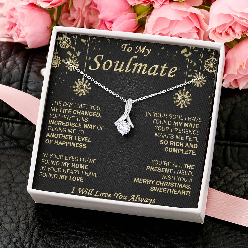 Gift For Your Soulmate Christmas - Meet You - Alluring Alluring Beauty Necklace