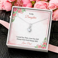 To My Daughter  From Dad 3 Alluring Beauty Necklace