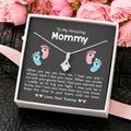 To My Amazing Mommy - I Love You Alluring Beauty Necklace
