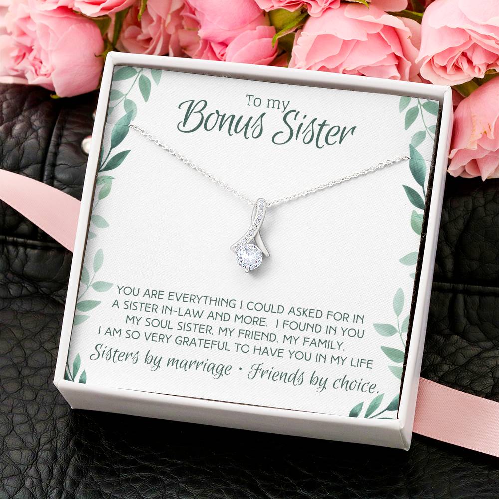 Sister-In-Law Gift From Bride Alluring Pendant Alluring Beauty Necklace