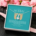 Baby Shower Gift New Mommy Necklace Pregnant Wife Gift To My Mommy I May Just Be A Bump But I Love You More 1  Alluring Beauty Necklace