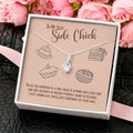 Sexy Side Chick - Funny Gift For Wife Or Girlfriend Alluring Beauty Necklace