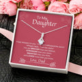 To My Daughter Alluring Beauty Necklace 2  Alluring Beauty Necklace