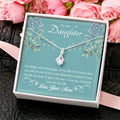To My Daughter Alluring Beauty Necklace 7  Alluring Beauty Necklace