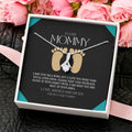 Baby Shower Gift New Mommy Necklace Pregnant Wife Gift To My Mommy I May Just Be A Bump But I Love You More Than You 1  Alluring Beauty Necklace