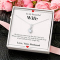To My Beautiful Wife - You Took My Breath Away - Necklace Alluring Beauty Necklace