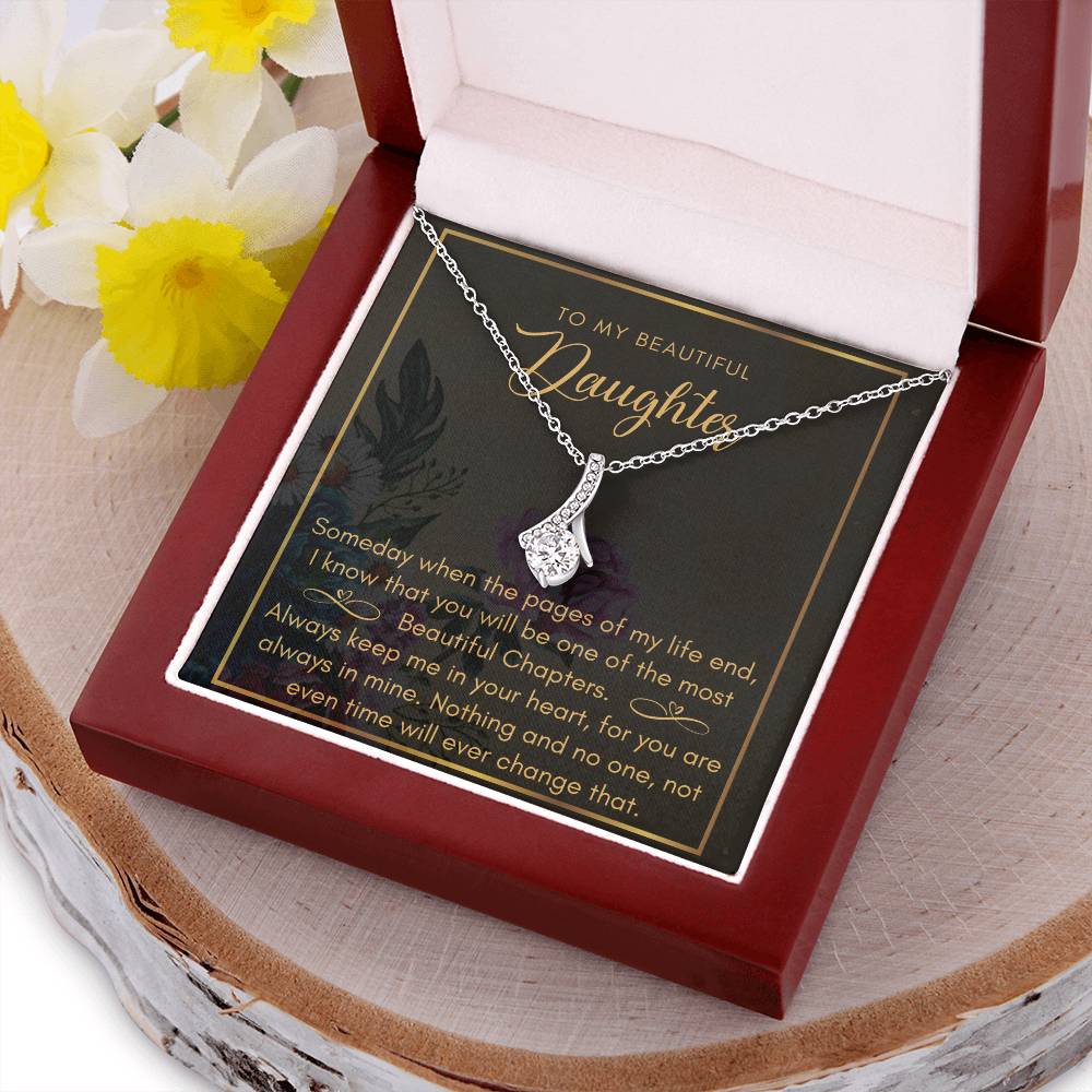 To My Daughter Alluring Beauty Necklace 6  Alluring Beauty Necklace