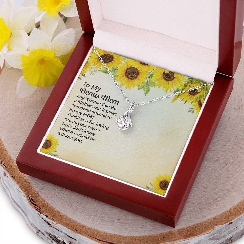 To My Bonus Mom - Alluring Beauty Necklace 1 Alluring Beauty Necklace