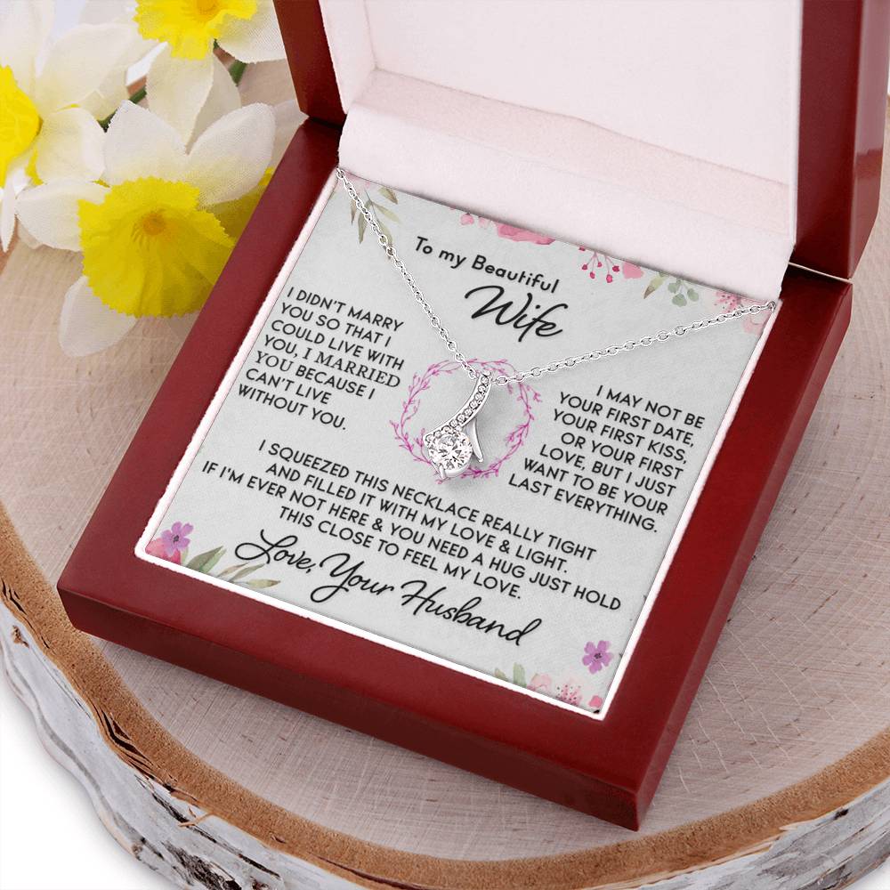 To My Beautiful Wife 3 Alluring Beauty Necklace