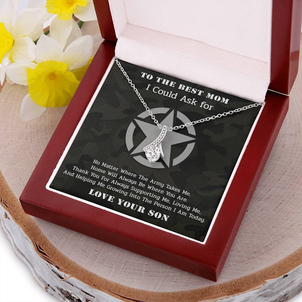 The Best Army Mom - Alluring Necklace Alluring Beauty Necklace