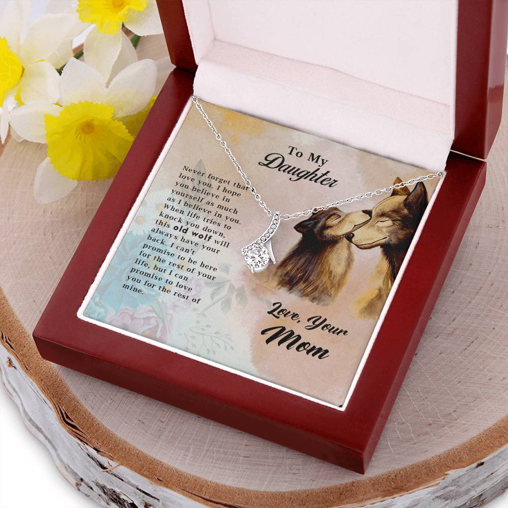To My Daughter Alluring Beauty Necklace 8  Alluring Beauty Necklace